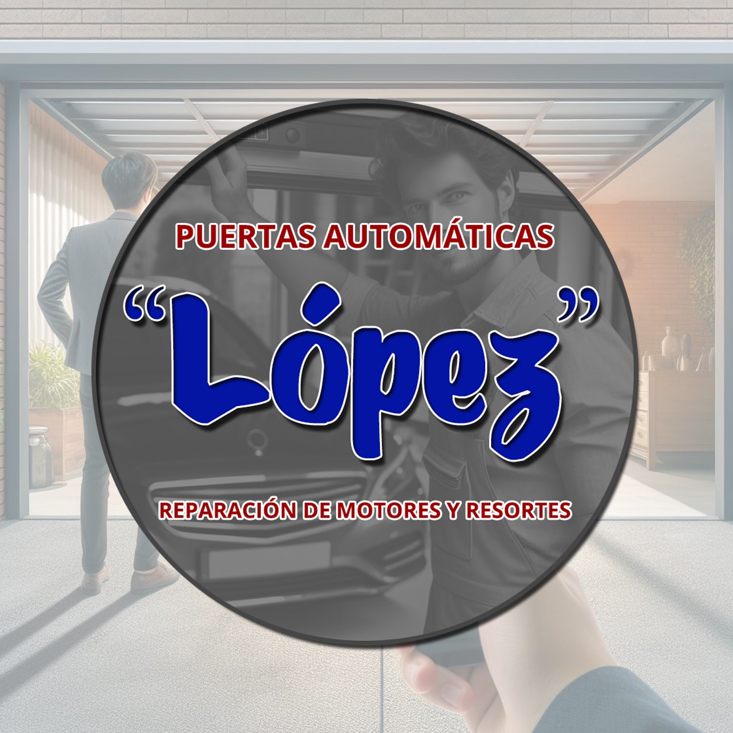 Foto de perfil con logotipo de Puertas Automáticas Lopéz
